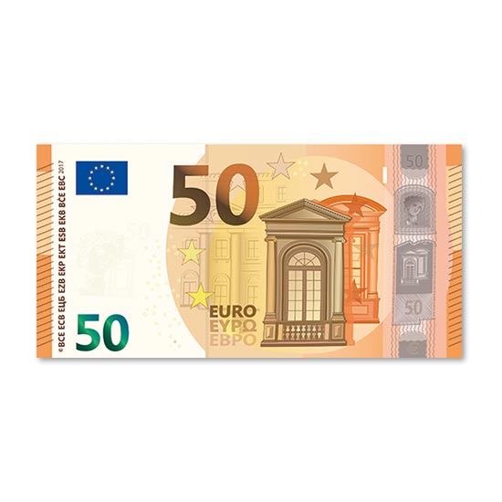 50 € Verrechnungsscheck