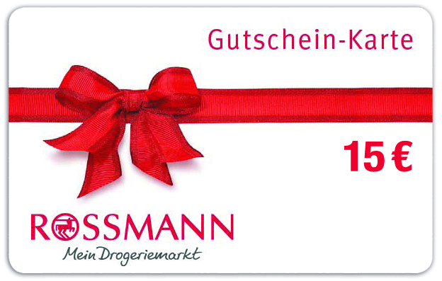15€ Rossmann Gutschein