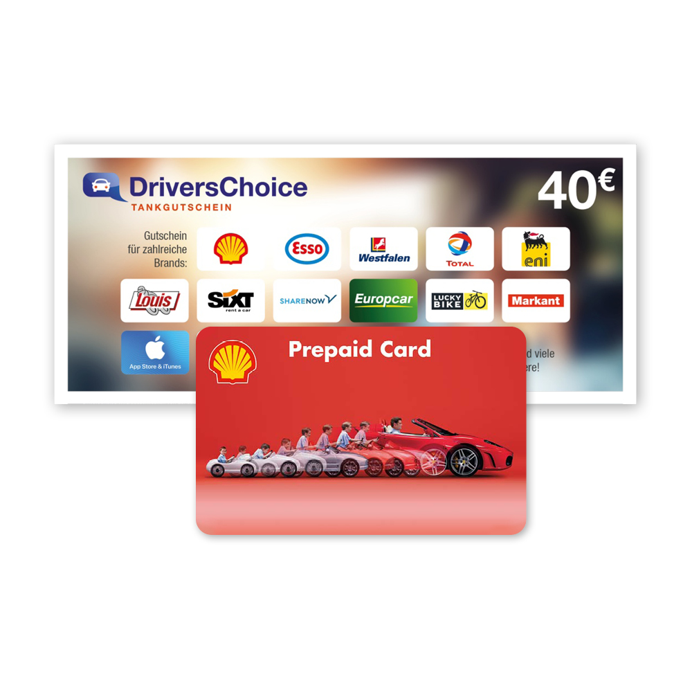 40 € DriversChoice Gutschein 40 € DriversChoice Gutschein