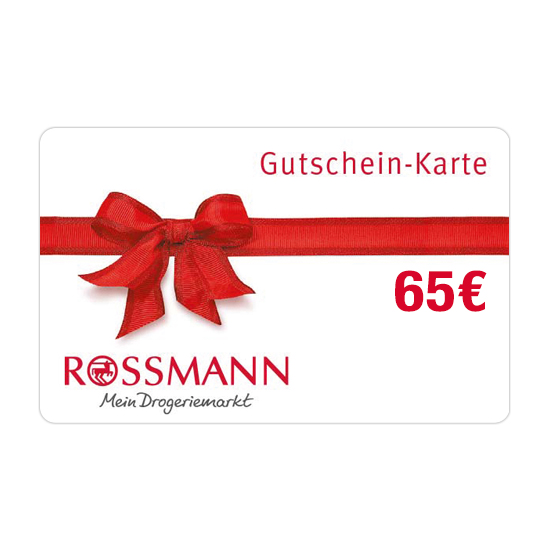 65 € Rossmann Gutschein