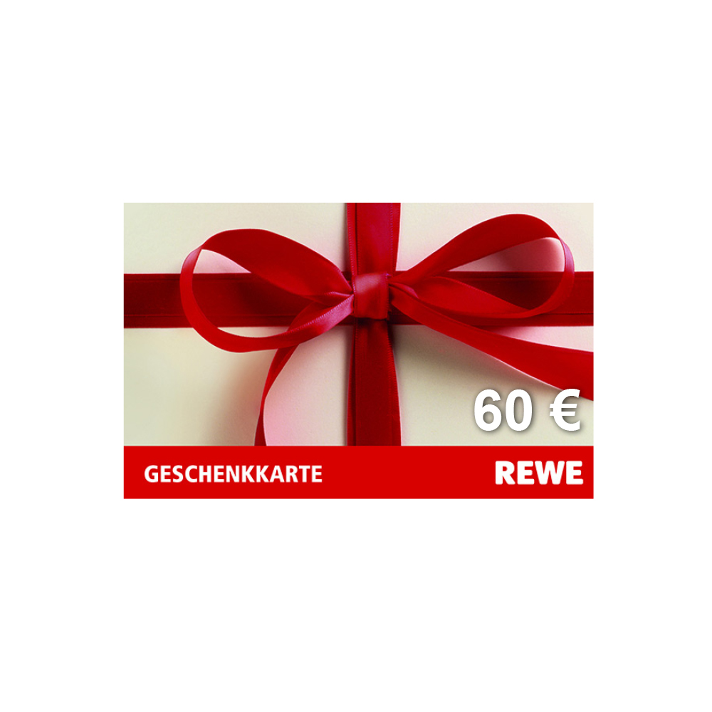 60 € REWE Gutschein 60 € REWE Gutschein