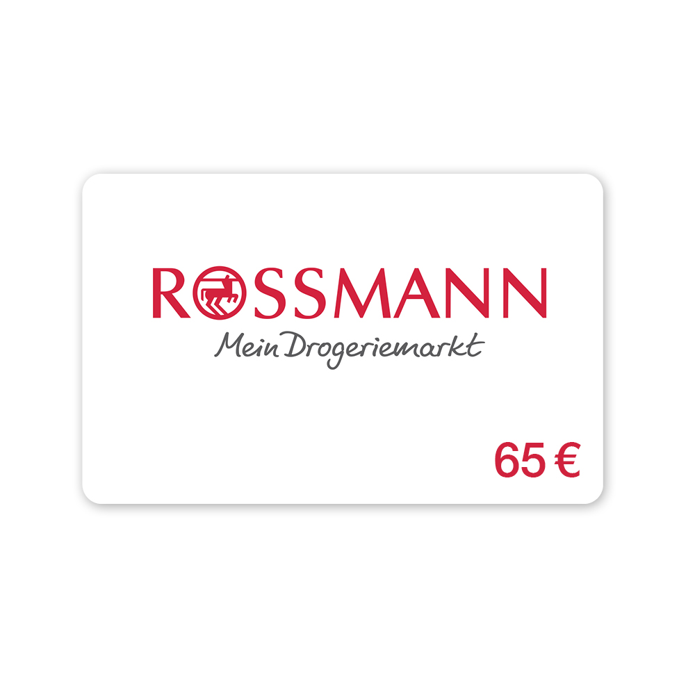 65 € Rossmann Gutschein 65 € Rossmann Gutschein