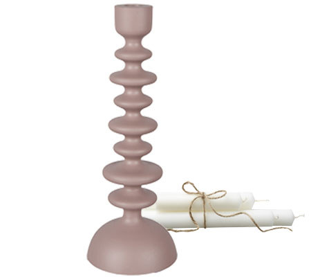 Kerzenhalter "STONE", blush Kerzenhalter "STONE", blush
