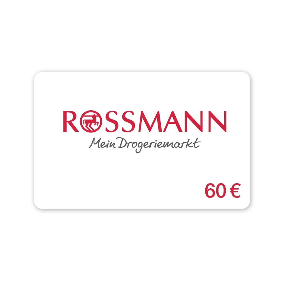 60 € Rossmann Gutschein 60 € Rossmann Gutschein