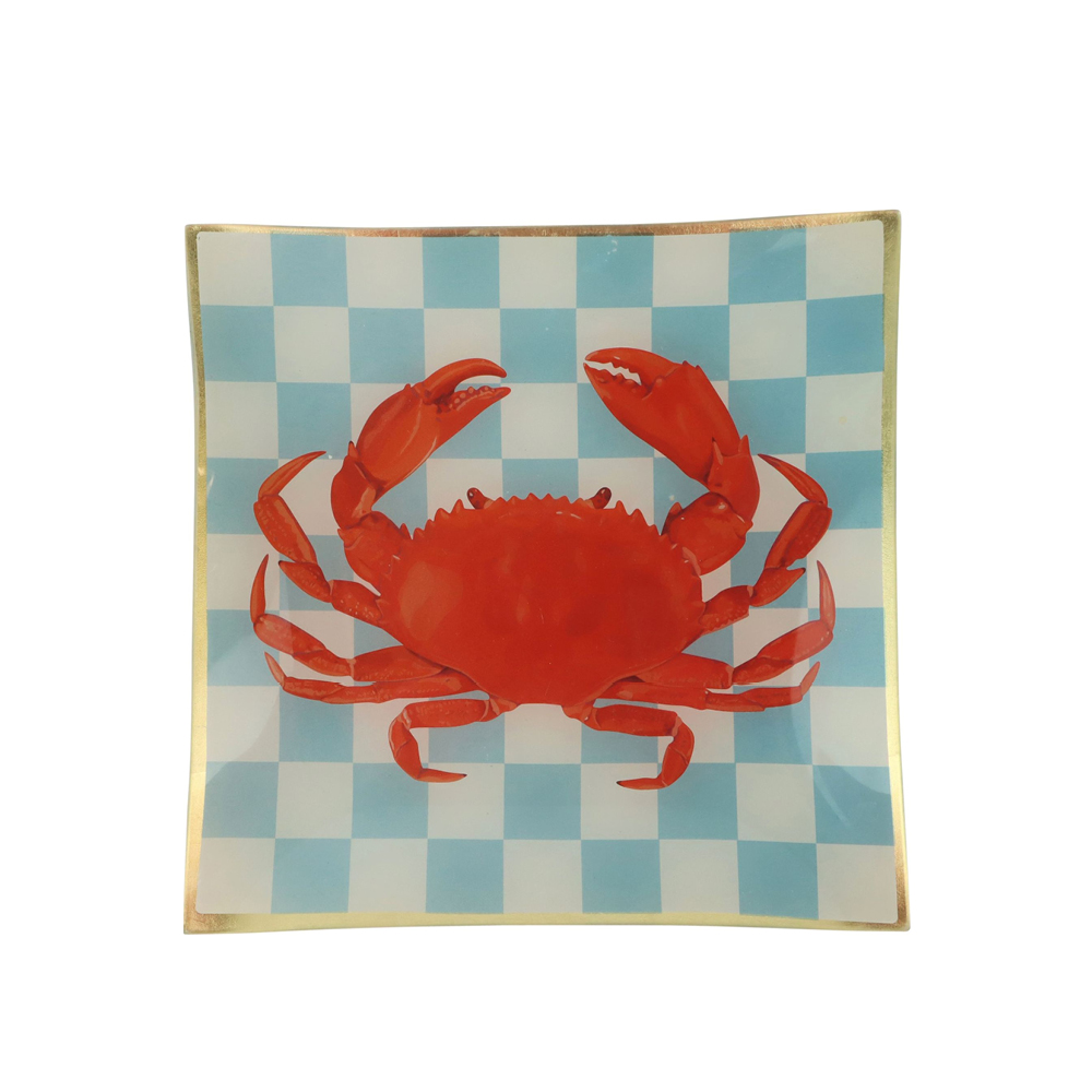 Glasteller „Crab“ 