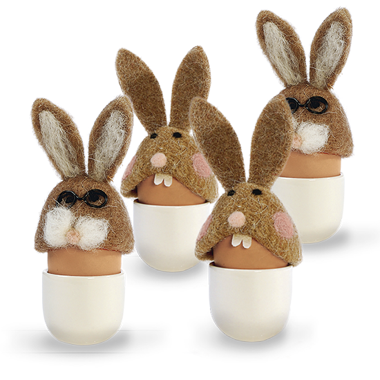 Eierwärmer Hase, 4tlg. Eierwärmer Hase, 4tlg.