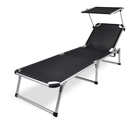 Dreibeinliege mit Sonnendach Dreibeinliege mit Sonnendach