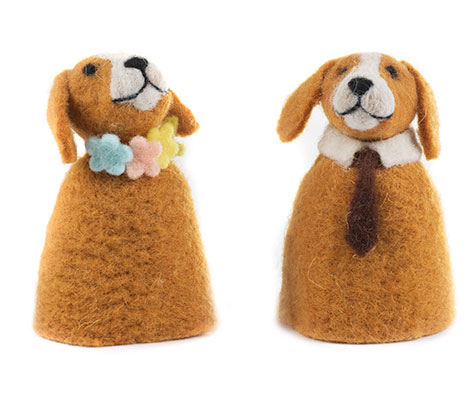 Eierwärmer "Hund", 2tlg. Eierwärmer "Hund", 2tlg.