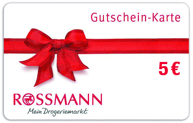5 € Rossmann Gutschein 5 € Rossmann Gutschein