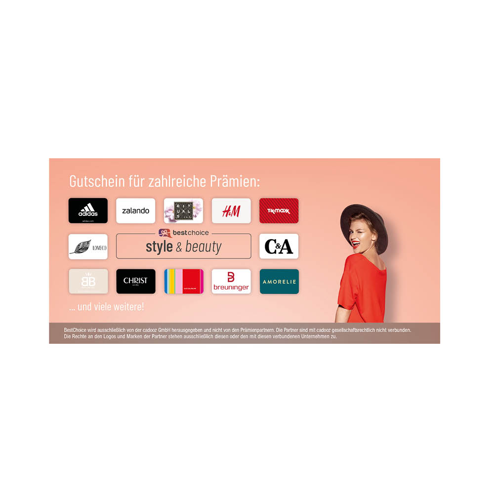 40 € BestChoice - "style & beauty" 40 € BestChoice - "style & beauty"