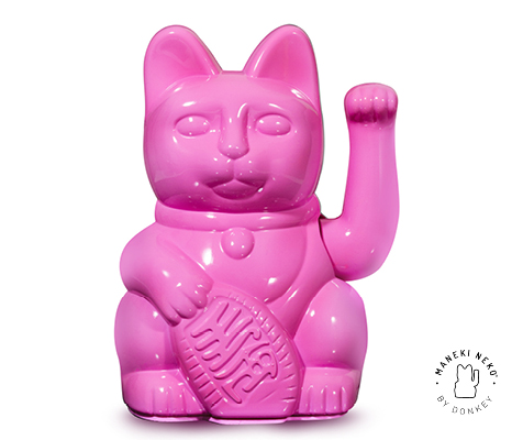 Lucky Cat "glossy pink"