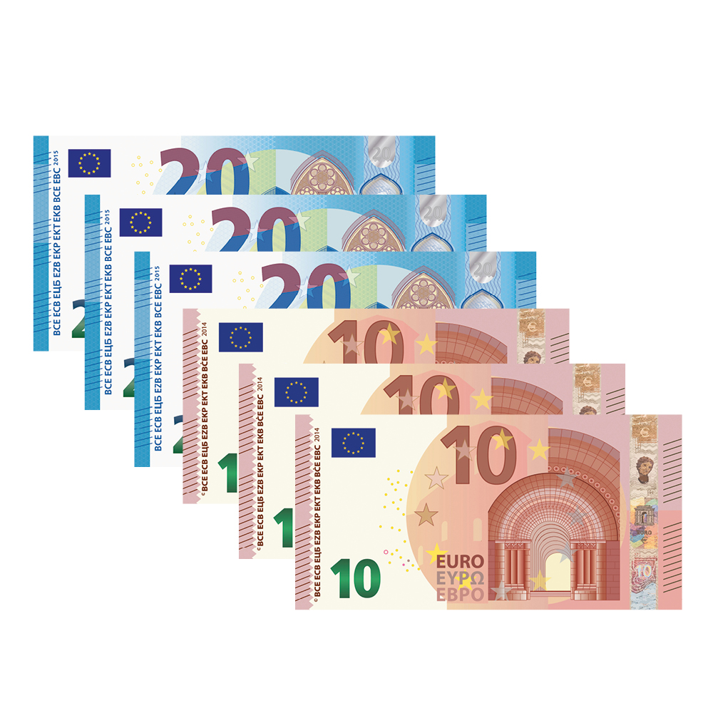 90 € Verrechnungsscheck