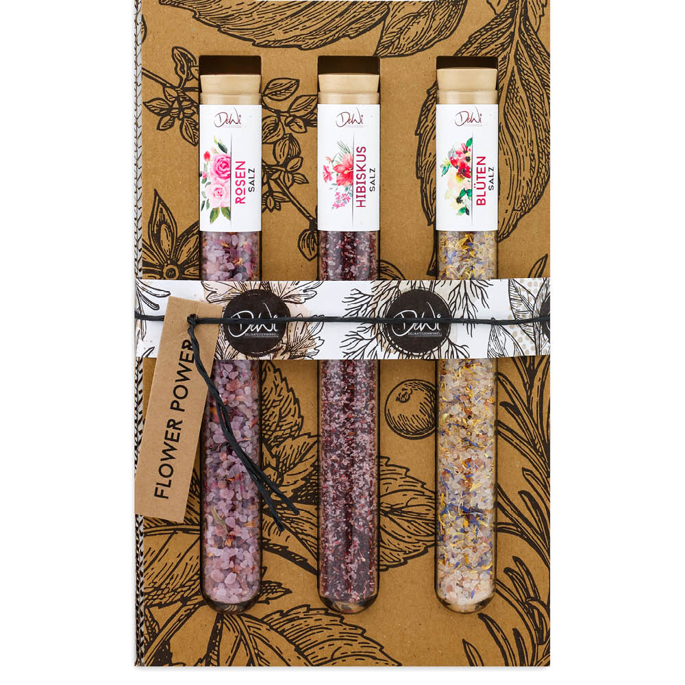 Gewürz-Set "Salz -Flower-Power", 3er-Set