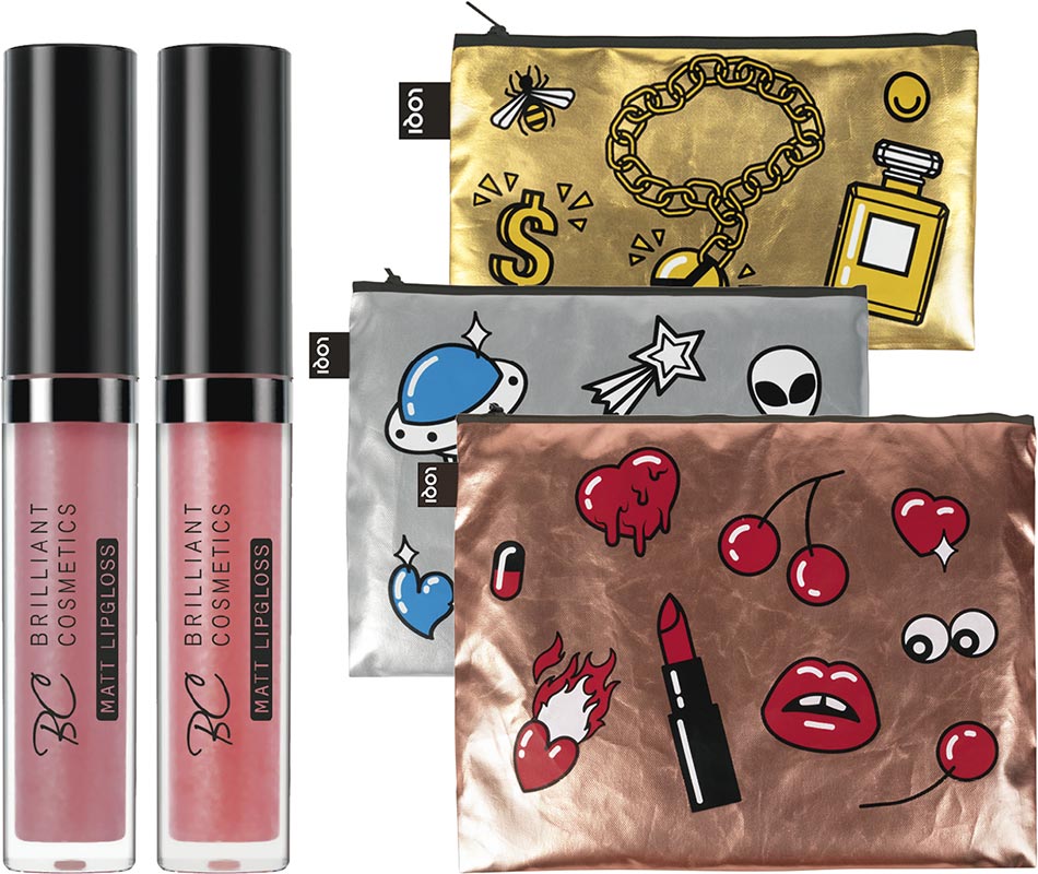 Lipgloss-Set + Zip-Pockets Lipgloss-Set + Zip-Pockets