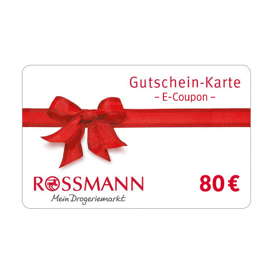80 € Rossmann Gutschein 80 € Rossmann Gutschein