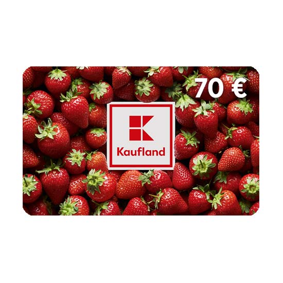 70 € Kaufland Gutschein